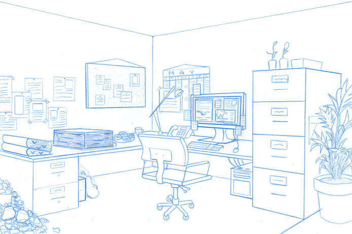 Perspective Drawing (Office)